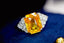 14K GOLD 6.35 CTW NATURAL SAPPHIRE & DIAMOND RING