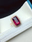 14K GOLD 4.5 CT NATURAL TOURMALINE & DIAMOND RING