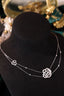 14K GOLD 0.8 CT NATURAL H DIAMOND NECKLACE