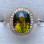 14K GOLD 3.41 CTW NATURAL TOURMALINE & DIAMOND RING