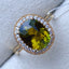 14K GOLD 3.41 CTW NATURAL TOURMALINE & DIAMOND RING