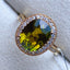 14K GOLD 3.41 CTW NATURAL TOURMALINE & DIAMOND RING