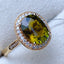 14K GOLD 3.41 CTW NATURAL TOURMALINE & DIAMOND RING