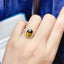 14K GOLD 3.41 CTW NATURAL TOURMALINE & DIAMOND RING