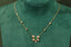 14K GOLD 0.96 CTW VIVID GREEN NATURAL EMERALD & DIAMOND NECKLACE