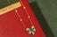 14K GOLD 0.96 CTW VIVID GREEN NATURAL EMERALD & DIAMOND NECKLACE