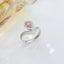 14K GOLD 0.63 CTW NATURAL PINK DIAMOND & DIAMOND RING