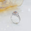 14K GOLD 0.75 CTW NATURAL BLUE DIAMOND & DIAMOND RING