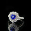 14K GOLD 1.40 CTW NATURAL SAPPHIRE & DIAMOND RING