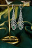 14K GOLD 1.66 CTW VIVID GREEN NATURAL EMERALD & DIAMOND EARRINGS