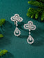 14K GOLD 3.29 CTW NATURAL H DIAMOND EARRINGS