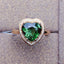 14K GOLD 2.5 CT NATURAL TOURMALINE & DIAMOND RING