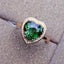 14K GOLD 2.5 CT NATURAL TOURMALINE & DIAMOND RING