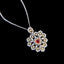 14K GOLD 0.57 CTW NATURAL RUBY & DIAMOND PENDANT