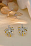 14K GOLD 0.52 CT NATURAL H DIAMOND EARRINGS