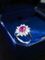 14K GOLD 3.06 CTW NATURAL RUBY & DIAMOND RING