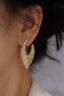 14K GOLD 0.8 CT NATURAL H DIAMOND EARRINGS