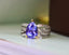 14K GOLD 3.03 CTW NATURAL TANZANITE & DIAMOND RING