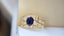 14K GOLD 1.60 CTW NATURAL SAPPHIRE & DIAMOND RING