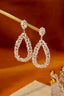 14K GOLD 1.76 CT NATURAL H DIAMOND EARRINGS