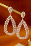 14K GOLD 1.76 CT NATURAL H DIAMOND EARRINGS