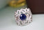 14K GOLD 1.88 CTW NATURAL SAPPHIRE & DIAMOND RING