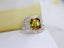 14K GOLD 3.82 CTW NATURAL TOURMALINE & DIAMOND RING