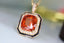 14K GOLD 4.19 CTW NATURAL SPESSARTINE & DIAMOND PENDANT