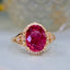 14K GOLD 2.91 CT NATURAL TOURMALINE & DIAMOND RING