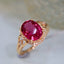 14K GOLD 2.91 CT NATURAL TOURMALINE & DIAMOND RING