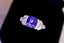 14K GOLD 2.63 CTW NATURAL SAPPHIRE & DIAMOND RING