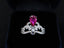 14K GOLD 1.43 CTW NATURAL RUBY & DIAMOND RING