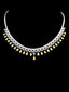 14K GOLD 5.2 CTW NATURAL YELLOW DIAMOND & DIAMOND NECKLACE