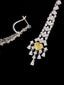 14K GOLD 2.71 CTW NATURAL YELLOW DIAMOND & DIAMOND EARRINGS