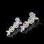 14K GOLD 0.8 CT NATURAL H DIAMOND EARRINGS