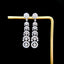 14K GOLD 1 CT NATURAL H DIAMOND EARRINGS