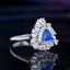 14K GOLD 1.09 CTW NATURAL SAPPHIRE & DIAMOND RING/PENDANT