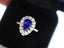 14K GOLD 2.15 CTW NATURAL SAPPHIRE & DIAMOND RING