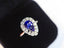 14K GOLD 2.15 CTW NATURAL SAPPHIRE & DIAMOND RING