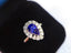 14K GOLD 2.15 CTW NATURAL SAPPHIRE & DIAMOND RING