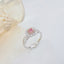 14K GOLD 0.74 CTW NATURAL PINK DIAMOND & DIAMOND RING