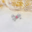 14K GOLD 0.72 CTW NATURAL PINK DIAMOND & DIAMOND RING