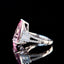 14K GOLD 3.51 CTW NATURAL MORGANITE & DIAMOND RING