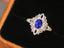 14K GOLD 1.76 CTW NATURAL SAPPHIRE & DIAMOND RING