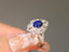 14K GOLD 1.76 CTW NATURAL SAPPHIRE & DIAMOND RING