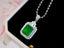 14K GOLD 3.24 CTW NATURAL EMERALD & DIAMOND PENDANT