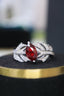 14K GOLD 1.18 CTW NATURAL RUBY & DIAMOND RING