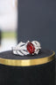 14K GOLD 1.18 CTW NATURAL RUBY & DIAMOND RING