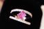 14K GOLD 1.87 CTW NATURAL PADPARADSCHA SAPPHIRE & DIAMOND RING