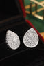 14K GOLD 1.00 CT NATURAL H DIAMOND EARRINGS